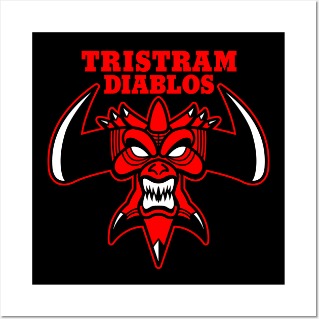 Tristram Diablos III Wall Art by demonigote